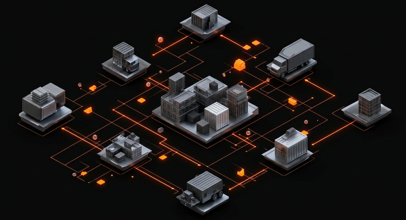 Supply chain design visualization